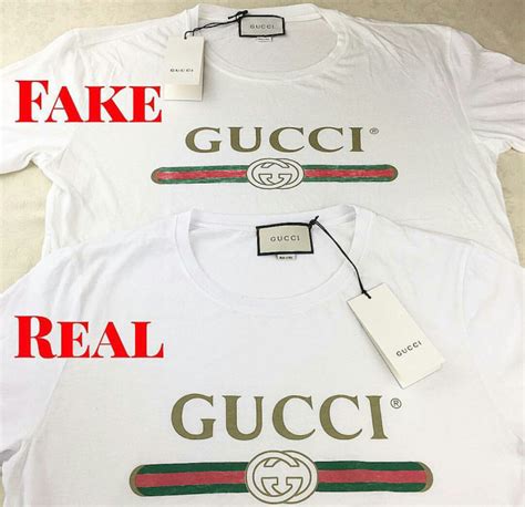 hot to spot between real and fake gucci tshirt